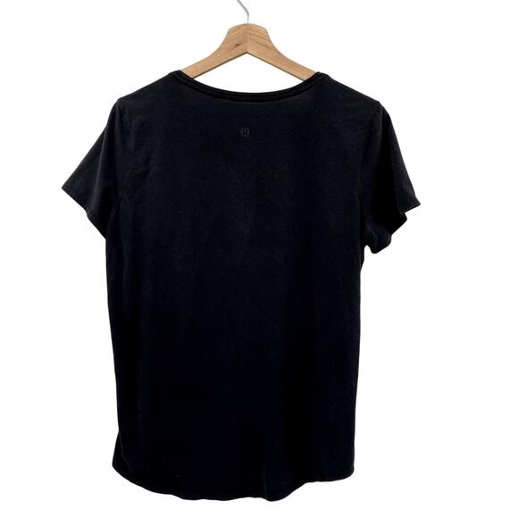 Lululemon Black Scoop Neck tee - Picture 2 of 2